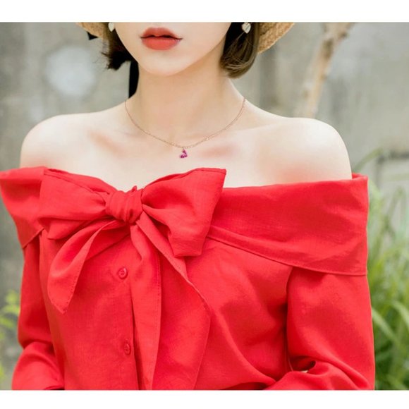 NEW Rose Gold Diamond Heart Necklace - Picture 5 of 6